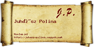 Juhász Polina névjegykártya