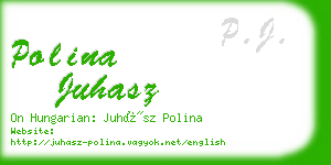 polina juhasz business card